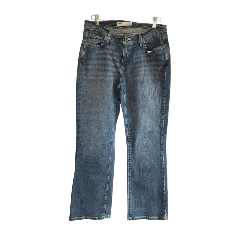 Levi 529 Curvy Blue Boot Cut Jeans Size 12
